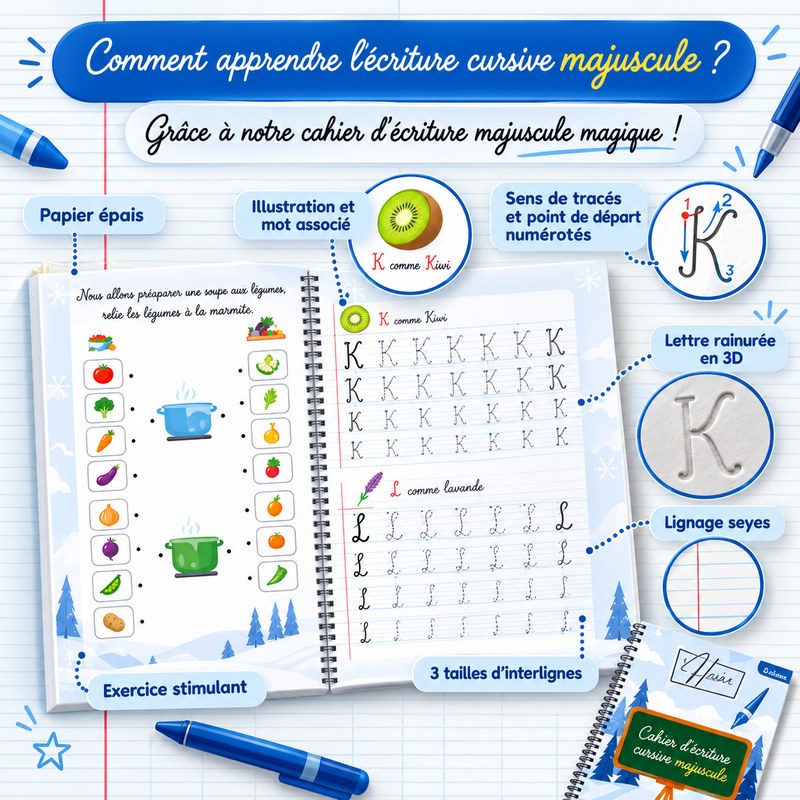 Cursive majuscule